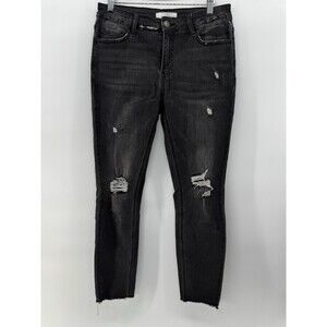 VERVET GRAY Distressed Skinny Jeans Women’s Size 28 Denim Casual Pants